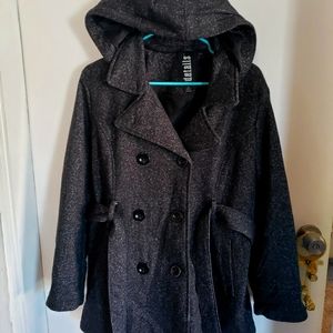 XL dark gray d.e.t.a.i.l.s peacoat